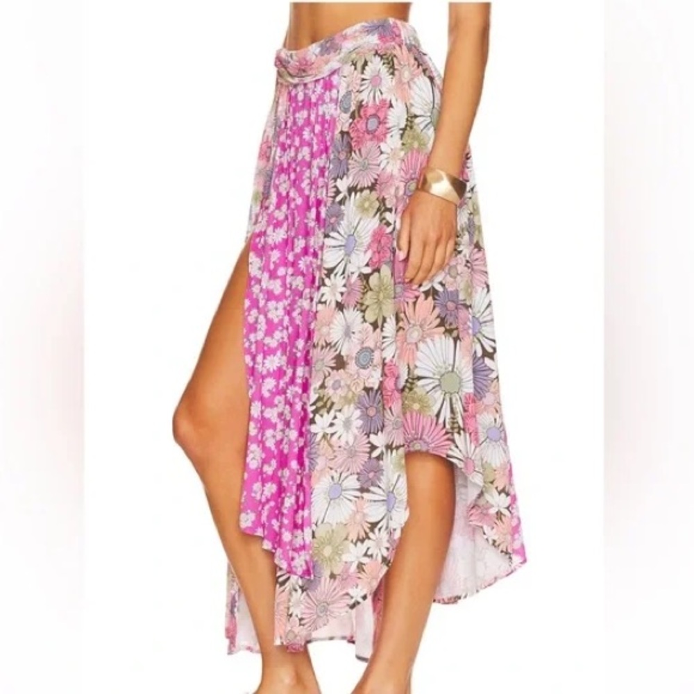 Agua Bendita Kaylee Anthropologie skirt strapless dress swim coverup size Small - Picture 2 of 7